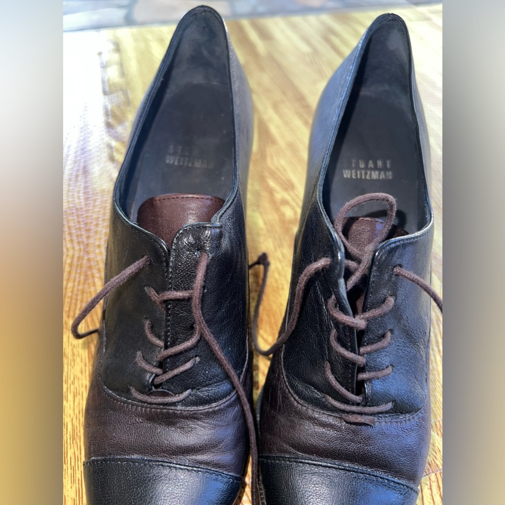 Stuart Weitzman Size 8 Brown Point Toe Heels - image 3